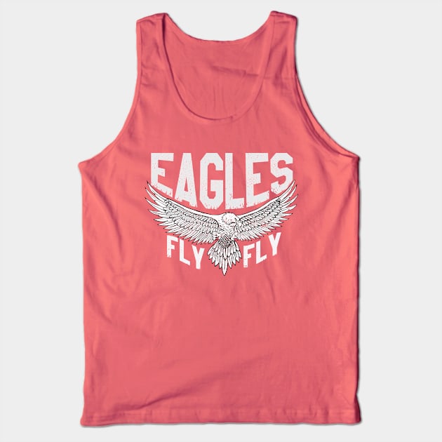 Fly Eagles Fly T-Shirt Tank Top by JJDezigns